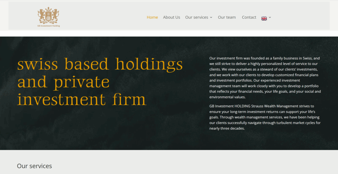 GB Investment Holding SA 